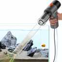 fishands Electric Aquarium Gravel Cleaner  HighPressure Fish Tank Cleaner with Gravel Vacuum for Aquarium, 6in1 Multifunction Aquarium Vacuum Gravel Cleaner with Water Changer & Sand Filter