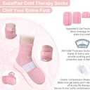 SuzziPad Chemo Care Package for Women & Men, Cooling Gloves, Socks and Cold Caps for Chemotherapy, Ideal for the Discomfort of Head, Hand, Feet, S/M