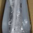 Raised Toilet Seat with Handles - Width & Height Adjustable Toilet Seat Risers for Seniors, Heavy Duty Handicap Toilet Riser, Fit Any Toilet, Up to 400lbs,  Light Grey