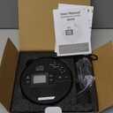 Portable CD Player with Bluetooth, CD Player with FM Transmitter and Speakers for Car, Rechargeable CD Player with Anti-Skip Protection, Headphones Player Kids (Black)