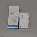 4-in-1 Retractable Gan Wall Charger Plug USB C,Travel Essentials Brick Multiport, 3ft Lightening+ Type C Cables,40W Fast Charging Foldable Block for iPhone 17 Pro/16/15/14/13,iPad,Galaxy (White)