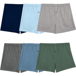 Fruit of the Loom Men's Tag Free Knit Boxer Shorts, Relaxed Fit, Moisture Wicking, Assorted Color Multipacks (Large)