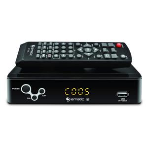 Digital Converter, Ematic Digital TV Converter Box with Recording, Playback, & Parental Controls, AT103B (Non-Retail Packaging)