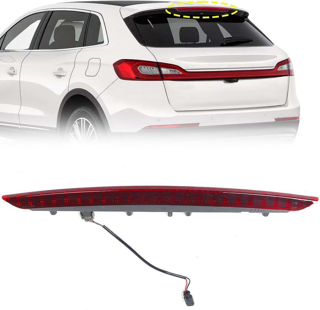 Huray High Mount Stop Light for Lincoln MKX 2016 2017 2018 OE 3rd Brake Lamp Replacement