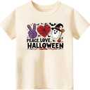 Toddler Halloween Shirts for Boys Kids Girls, Cute Spooky Pumpkins Ghosts Bats Witches and Monsters Halloween T Shirt: 2-6T (Yellow)