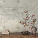FunStick 24"x200" Grey Cracked Concrete Peel and Stick Wallpaper for Bathroom Bedroom Accent Wall Paper Waterproof Removable Vinyl Industrial Grey Cement Contact Paper for Countertops Kitchen Cabinets