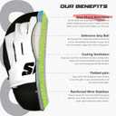 Starpro Boxing Mitts - Punch Mitts Training Hand Pads for Men Women with Secure Hook & Loop MMA Muay Thai (Standard, Black/White)