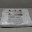 Niagara Cooling Twin Mattress Topper - Pillow Top Mattress Cover Quilted Fitted Cooling Topper for Back Pain Deep Pocket Fits 20 Inches (39x75 Inches) (Twin)