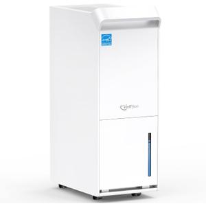 2500 Sq.Ft Most Efficient Energy Star 2025 Dehumidifier,Vellgoo Max 34 Pint/D Dehumidifier for basement with Drain Hose, Intelligent Humidity Control for Home,Bedroom, Bathroom