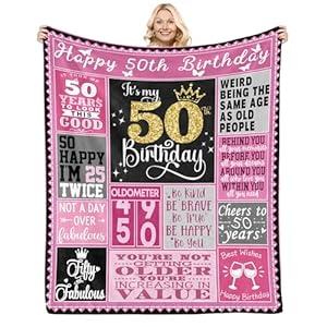 Kesidilo 50th Birthday Gifts for Her, 50 Year Old Gifts for Women, Gifts for Women Turning 50, 50th Birthday Gift Ideas, Gifts for 50 Year Old Woman, Womens 50th Birthday Gifts