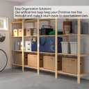 Christmas Tree Storage Bag - 7.5 ft Heavy Duty 600D Polyester Oxford with Wide Opening, Dual Zippers - Storage Container for Trees and Decorations (Blue)