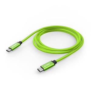 CBUS 10ft USB C to C Fast Charging Cable Heavy-Duty Braided Cord Compatible with iPhone 16/15/Pro/Max/Plus, iPad Pro/Air, Galaxy S25/24/S23/S22/Plus/Ultra/FE, Google Pixel, TCL Type C (Green)