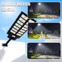 Solar Street Light, 16000W Solar Lights Outdoor Waterproof, XXL 1 PACK