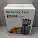 Cold Press Juicer, 5.5inch Wide Feed Chute Juicer Machine, Slow Masticating Juicer for Whole Vegetables & Fruits, Gray