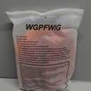 Women's Orange Fire Wig 22''Long Curly Wavy Wig Shoulder Length Flat Bangs Wig For Women Girl Cosplay Party Halloween Wig Cap Included (22''Orange Fire)