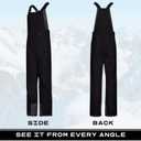 Arctix Men's Essential Insulated Bib Overalls (Medium/34" Inseam, Black)