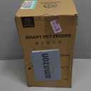 PAPIFEED Automatic Cat Feeder with Camera, 6L Cat Food Dispenser with App, 2.4G WiFi Timed Cat Feeder for Dry Food, 2-Way Audio, Smart Pet Feeder for Small Dog, 10 Meals/Day, 12 Portions/Meal (Black)