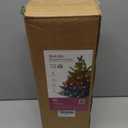 Brizled Smart Mini Christmas Tree, 22.8in DIY Smart-Lit Tabletop Tree with 75 LED RGB Lights, App/Voice Control 159+ Scenes Mini Xmas Tree USB C Music Small Tree Work with PD Power for Fireplace Desk (2FT, Green)