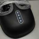 Medcursor Foot Massager with Heat - Shiatsu Feet Massage Machine Delivers Relief for Tired Muscles & Plantar, Deep Kneading Therapy, Multi-Level Settings for Home, Office Use, Size up to 13" (Matte Black)