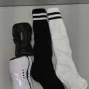 Soccer Shin Guards Toddler Kids Youth, Shin Pads and Long Soccer Socks for 3-15 Years Old Boys and Girls for Football Games, Lightweight and Breathable Soccer Equipment Black, White