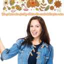 Don't Say Baby Game - Fall Autumn Thanksgiving Pumpkins Baby Shower Game Set - Modern Orange Rectangular Cardstock & Wood Sign (5x7 inches) with 50 Mini Wooden Clothespins