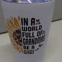 Gigi Mothers Day Gifts, Gigi Gifts for Grandma, Birthday Gift for Grandma from Grandkids, 20 oz Stainless Steel Tumbler With Lid & Straw