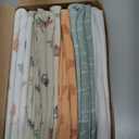 Organic Burp Cloths Baby Boy, Girl - 6-Pack Large 100% Cotton Burping Cloths for Babies, Spit Up Rags, Super Absorbent, Ultra Soft Newborn Rag, Gender Neutral, Machine Washable, Durable (Wilderness)