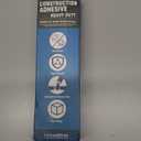 Construction Adhesive Heavy Duty, Cement Glue for Concrete, Floor, Wall, Stone, Wood and More, 7.4 Ounce Tile Squeeze Tube, Suitable for Rough Bonding Surface (220ml*1)