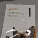 AUROTH Tactical Harness for Large Dogs No Pull Adjustable Pet Harness Reflective K9 Working Training Easy Control Military Service Pet Vest Army Yellow XL (XL(Neck:20-31",Chest:26-42"),75-135 lbs)