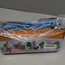 Heavy Duty Dog Leash for Large, Medium, Small Dogs - 10FT/16FT/30FT/50FT/100FT, Reflective Threads, Ideal for Walking, Playing, Camping, or Yard (Blue)