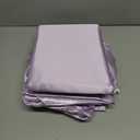Bedsure Satin Sheets Queen Size - Similar to Silk Sheets, Silky Bedsheet, Luxury & Ultra Soft, Non-Fading & Wrinkle Free, Good for Hair & Skin, Gifts for Women, 4 Pieces, Lavender (Queen, 15-Lavender)