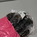 7 Packs GoGo Curl Crochet Hair 16 Inch Short Curly Crochet Hair for Women Deep Wave Beach Curl Crochet Braids Synthetic Braiding Hair Extensions(16 Inch, #1B)