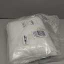 RYB HOME White Sheer Curtains Linen Texture Window Panels, Semi Sheer Light Filetring Rod Pocket & Back Tab Drapes for Bedroom, 52 x 84 inches, Pack of 2