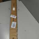 Double Curtain Rods with Aluminum End Cap and Full Surround Brackets,1"Front and 5/8" Back Rod,Adjustable between 72 to 144 Inches (6-12 Feet), Brass Double Window Drapery Rod