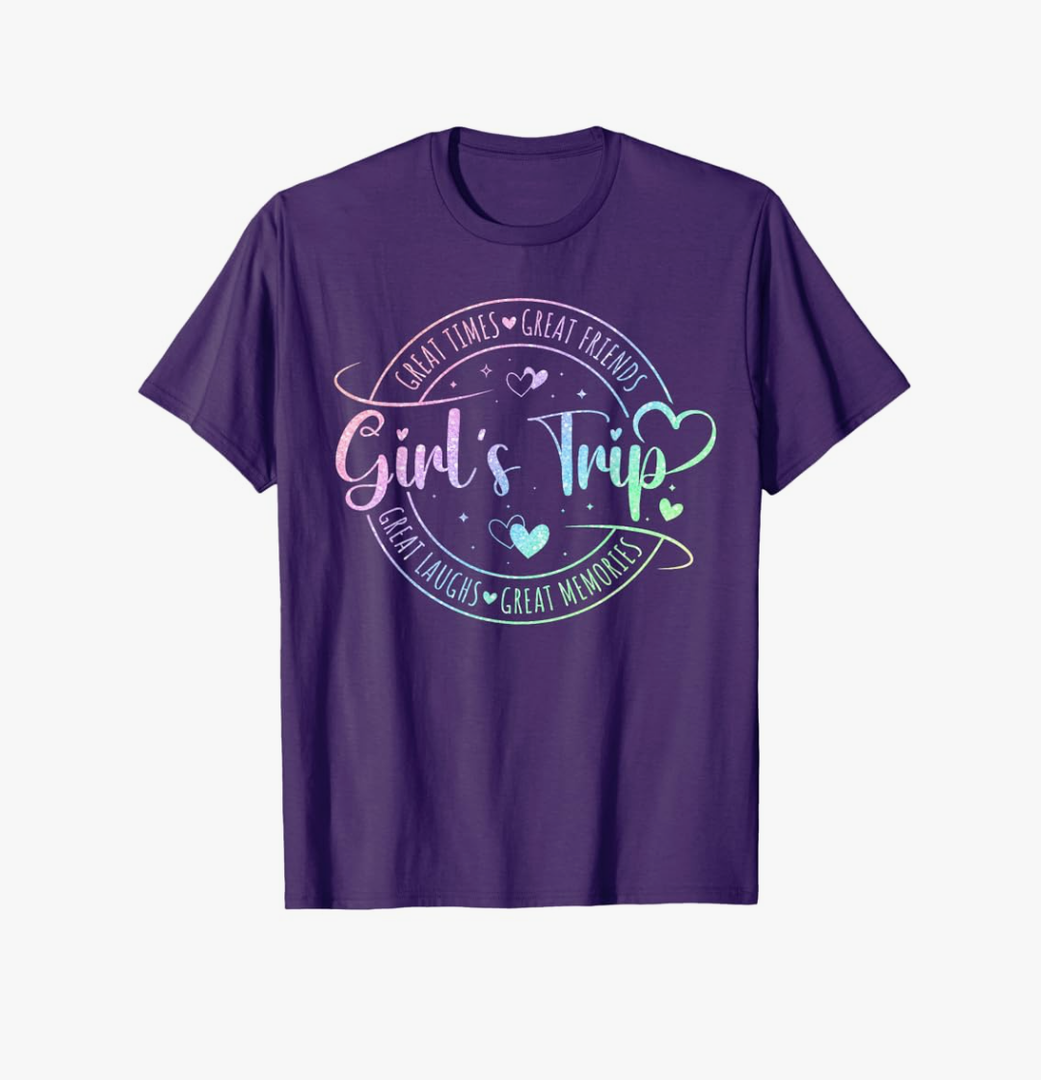 Girls Trip 2025 Weekend Vacation Trip Party Matching T-Shirt M