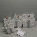 Lighted Gift Boxes Set of 4,Pre-lit LED Light Up Christmas Boxes Present Boxes Ornament for Tree,Outdoor Tinsel Boxes Decoration for Indoor Christmas Home Yard Lawn Decor (White)