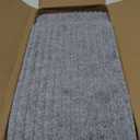 MBIGM 8" X 30" (15 in Pack) Non-Slip Carpet Stair Treads Non-Skid Safety Rug Slip Resistant Indoor Runner for Kids Elders & Pets with Reusable Adhesive - Light Gray - Carpet Pads for Stairs