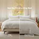 Bedsure Queen Comforter Set, Beige Soft Prewashed Bedding for All Seasons, 3 Pieces GentleSoft Bed Set, 1 Lightweight Comforter (90"x90") and 2 Pillowcases (20"x26")