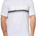 BOSS Men's Big Logo Block Iconic Tee (White, L)