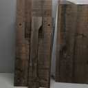 usikey Storage Cabinet with 4 Doors, 43.3" H Farmhouse Kitchen Cabinet with 6 Door Shelves, Kitchen Storage Cabinets with Adjustable Shelves, for Living Room, Antique Oak