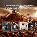 300 Count Cone Coffee Filters #4, Natural Brown Paper Coffee Filters 4 Cone Paper for Pour Over and Drip Coffee Maker (100 Count, Pack of 3)