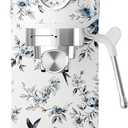 CASABREWS CM5418 Espresso Machine 20 Bar, Small Espresso Maker with Steam Milk Frother, Stainless Steel Coffee Machine with 34oz Removable Water Tank for Cappuccino, Latte Machine, Blue Willow