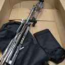 Snare High Drum Stand Snare Stand with Drumstick Holder,2PCS 5A Drum Sticks