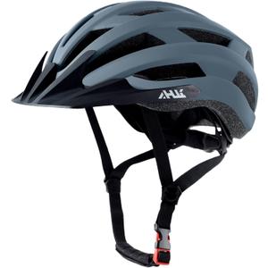 Youth Adult Road Bike Helmet, Men Women Adjustable Mountain Bicycle Helmet with Detachable Visor, 2 Sizes for Age 8-14+ Youth, Kids, Adult (Matte Blue-Gray)