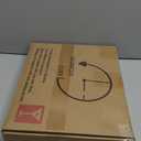 FLEBLE Large Wall Clocks for Living Room Decor Silent Pendulum Battery Operated Non-Ticking for Bedroom Kitchen Office Home 26" Decorative Clock Square White Wood Wall Decor for School Indoor (Medium)