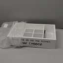 Ameuphercy Wood Paper Plate Holders for Kitchen Counter, Paper Plate Dispenser for Countertop, Rustic Silverware Utensil Caddy for Party, Wooden Plate Organizer Box for Cups Spoons and Forks (White)