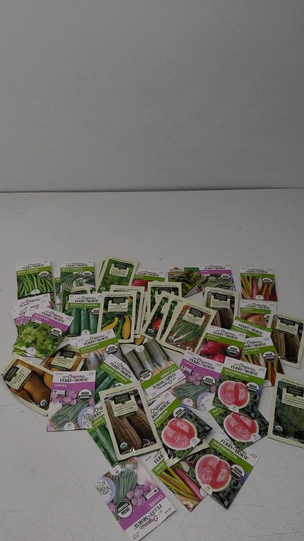 Garden Pack Seeds Pouch - 50 Varieties of Vegetable Seeds for Planting - 25,000 Non GMO Heirloom Seeds - Garden Seeds for Vegetable Garden