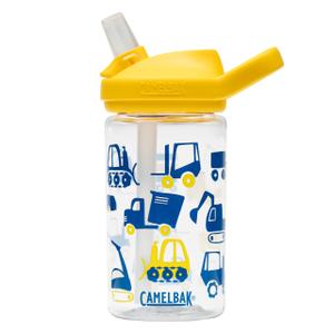 CamelBak Eddy+ Kids Water Bottle with Bite Valve Straw, Leak‑Resistant Easy‑Sip Design for Everyday Hydration, 14oz, Construction