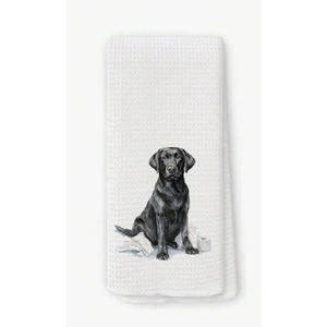 QZQE Funny Labrador Gifts Bathroom Hand Towels, Dog Bathroom Decor, Gifts for Labrador Lovers Dish Tea Towels, Kids Bath Room Washroom Toilet Decorative Hand Towel 16x24 Inch