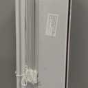 Aluminum Mini Blinds, 1" Slat Cordless Window Shades, Waterproof Venetian Blind W 10 20 35 36.5 48 56 72'' Room Darkening Horizontal Mini Blinds for Indoor Privacy Office Home Anti-UV(White)